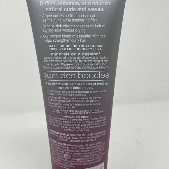 Mineral Fusion Curl Care Shampoo Hydrating Vegan 8.5 Fl Oz - Picture 3 of 3